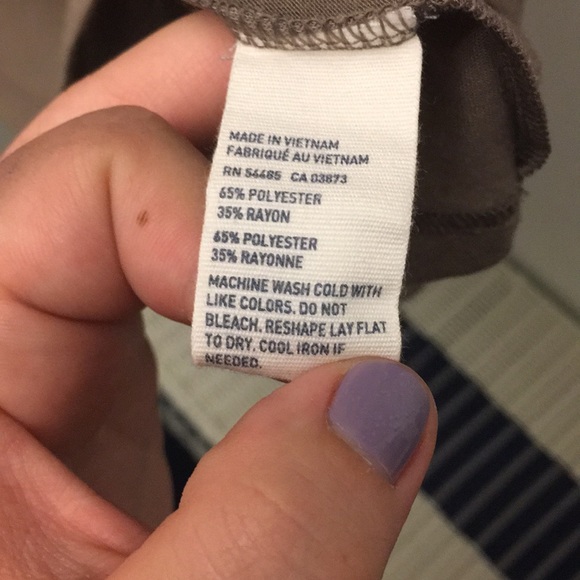 American Eagle 3/4 Sleeve Criss Cross Top Size XL - Picture 4 of 4